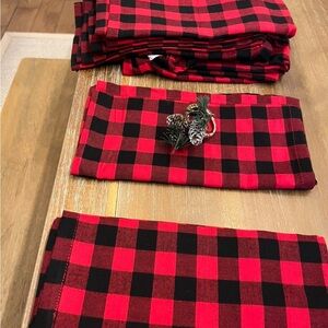 Christmas Plaid Napkins